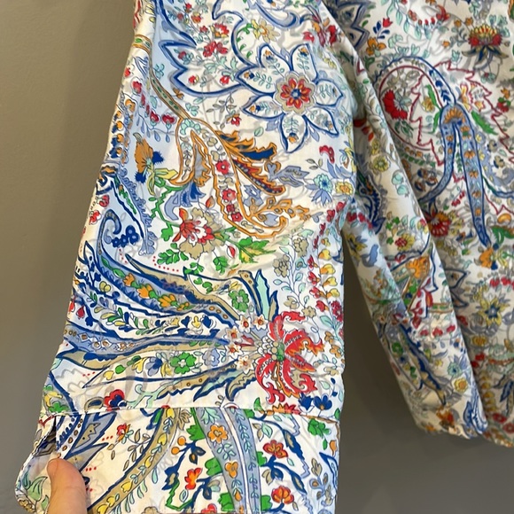 Alfred Dunner top, floral print. Plus size. Size 18 buttons down summer top - Picture 3 of 5